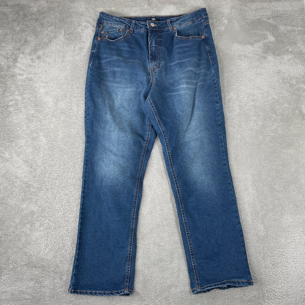 Frye Jeans Womens 12/31 Blue Medium Wash Stretch Straight Leg Denim Classic